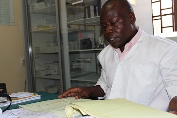 Moses Otieno, a participant in MEval-PIMA’s malaria surveillance training