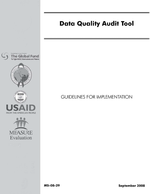 Data Quality Audit: Guidelines and Templates
