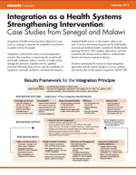 Integration as a Health Systems Strengthening Intervention: Case Studies from Senegal and Malawi