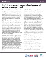FAQ: How Much Will an Evaluation Cost?