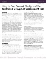 Using the Data Demand, Quality, and Use Facilitated Group Self-Assessment Tool