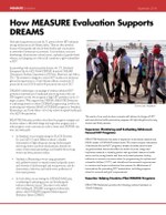 How MEASURE Evaluation Supports DREAMS