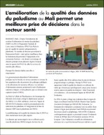 L’amélioration de la qualité des données du paludisme au Mali permet une meilleure prise de décisions dans le secteur santé