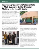 Improving Quality of Malaria Data in Mali Supports Better Decision Making in the Health Sector