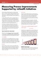 Measuring Process Improvements Supported by mHealth Initiatives