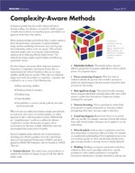 Complexity-Aware Methods