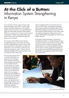 At the Click of a Button: Information System Strengthening in Kenya