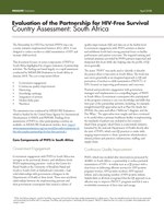 Evaluation of the Partnership for HIV-Free Survival Country Assessment: South Africa