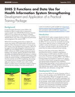 DHIS 2 Functions and Data Use for Health Information System Strengthening: Development and Application of a Practical Training Package