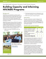 The MEASURE Evaluation–Tanzania Small Grants Program: Building Capacity and Informing HIV/AIDS Programs