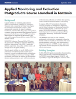 Applied Monitoring and Evaluation Postgraduate Course Launched in Tanzania