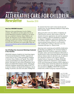 Alternative Care for Children Newsletter (November 2018)