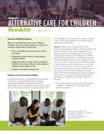 Alternative Care for Children Newsletter: March 2019