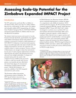 Assessing Scale-Up Potential for the Zimbabwe Expanded IMPACT Project