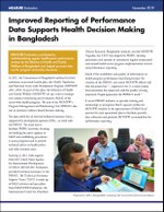 Improved Reporting of Performance Data Supports Health Decision Making in Bangladesh