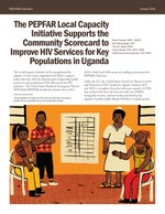 The PEPFAR Local Capacity Initiative Supports the Community Scorecard to Improve HIV Services for Key Populations in Uganda