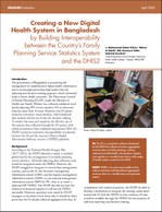 Creating a New Digital Health System in Bangladesh by Building Interoperability between the Country’s Family Planning Service Statistics System and the DHIS2