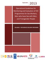 Operational Guidelines for Monitoring and Evaluation of HIV Programmes for Sex Workers, Men who have Sex with Men, and Transgender People - Volume II for Service Delivery Providers