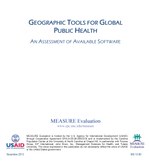 Geographic Tools for Global Public Health: An Assessment of Available Software
