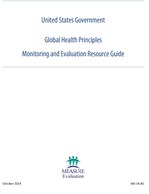 United States Government Global Health Principles Monitoring and Evaluation Resource Guide