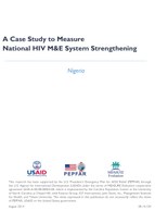 A Case Study to Measure National HIV M&E System Strengthening: Nigeria  