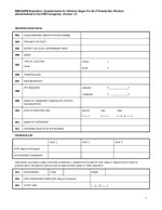 MEASURE Evaluation: Questionnaire for Children (Ages 0 to 9) of Female Sex Workers (Administered to the FSW Caregiver)