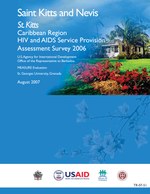 Saint Kitts Caribbean Region HIV and AIDS Service Provision Assessment Survey 2005