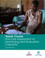 Narok County: End Line Assessment of Monitoring and Evaluation Capacity
