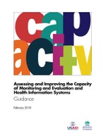 Assessing the Capacity of Monitoring and Evaluation and Health Information Systems: Guidance