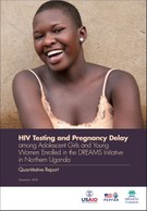 HIV Testing and Pregnancy Delay among Adolescent Girls and Young Women Enrolled in the DREAMS Initiative in Northern Uganda: Quantitative Report