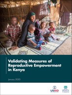 Validating Measures of Reproductive Empowerment in Kenya