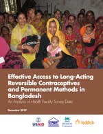 Effective Access to Long-Acting Reversible Contraceptives and Permanent Methods in Bangladesh
