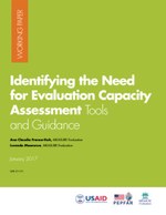 Identifying the Need for Evaluation Capacity Assessment Tools and Guidance