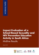 Impact Evaluation of a School-Based Sexuality and HIV-Prevention Education Activity in South Africa: Midline Results