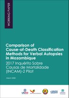 Comparison of Cause-of-Death Classification Methods for Verbal Autopsies in Mozambique: 2017 Inquérito Sobre Causas de Mortalidade (INCAM)-2 Pilot